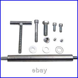 0-50 Degree Tube Notcher Tool Kit 3/4-3 Round Tubing Bore Hole Pipe Aluminium
