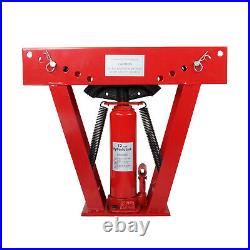 12 Ton Pipe Bender Manual Hydraulic with6 Dies Piping Bending Exhaust Tube Tools