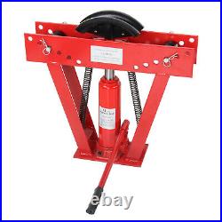 12 Ton Pipe Bender Manual Hydraulic with6 Dies Piping Bending Exhaust Tube Tools