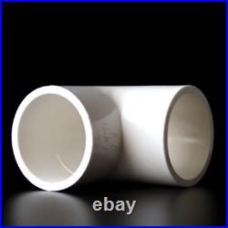 16mm-200mm ID 90 Degree Elbow Type PVC-U Pipe Connector Adapter Fitting White