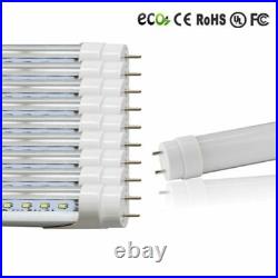 25-100 PACK T8 Tube Light Bulbs G13 4FT Dual-End Powered 22W LED Shop Light