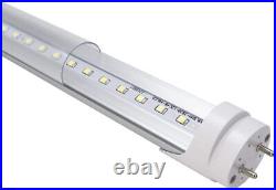 25-100 PACK T8 Tube Light Bulbs G13 4FT Dual-End Powered 22W LED Shop Light