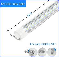 25 Pack HO R17d T8 8FT LED Shop Light 72W 7800LM 8' LED Tube Light Bulb 6500K