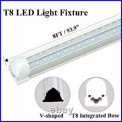 25 Pack T8 8FT LED Tube Light Bulbs 72W 8Foot LED Shop Light Fixture 6500K Lamp