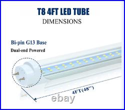 28W 4FT LED Tube Light Bulbs G13 Bi-Pin LED Shop Light T8 T10 T12 Replacement