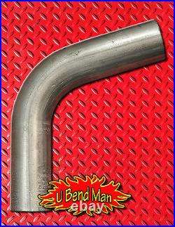 2x2.5 60 degree Mandrel Bend Exhaust Pipe custom DIY Turbo Downpipe muffler 16g