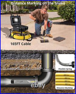 300' Pipe Pipeline Drain Sewer Camera 9Endoscope Inspection System With Locator