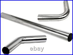 3 (76Mm) OD T-304 Stainless Steel Straight 45 90 Degree Bend Exhaust Tube Pipe