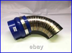 3 inch 90 Degree Bend Titanium Pipe Exhaust Tube Tight Radius Elbow inc HOSE