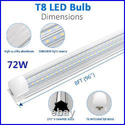 425 Tube T8 8FT LED Tube Light Bulbs 72W 6500K 8Foot LED Shop light Fixtures
