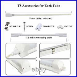 425 Tube T8 8FT LED Tube Light Bulbs 72W 6500K 8Foot LED Shop light Fixtures