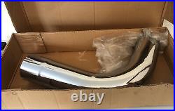 4 ID/OD 90 DEGREE EXHAUST ELBOW 18 inch PIPE 4 inch TUBE CHROME UNITED PACIFIC
