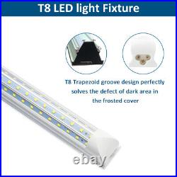 4 Pack T8 8FT LED Tube Lights 120W LED Shop Light Fixture For Garage Warehouse