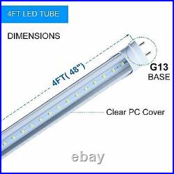 4 feet LED Light Bulb 5000K 6500K Tube 6000K Daylight 85-265V Clear Milky