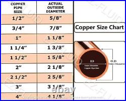 5 1-1/2 Press X Press 90 Degree Elbow Propress Press Pressure Copper Fittings