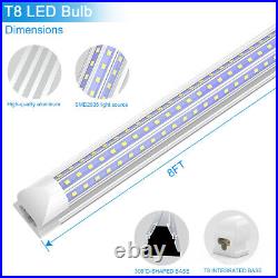 8FT T8 LED Tube Light Bulb 120W LED Shop Light Ceiling Fixture 5000K6500K