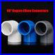 90° Degree Elbow Connectors 20mm-200mm PVC Water Supply Pipe Fittings 3-Colors