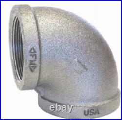 ASC, Galvanized Pipe Elbow, 90 Degrees, 3 In, 8700124426