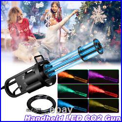 CO2 Gun Night Club Bar RGB LED CO2 Cannon DJ Stage Effect Jet Fogger Smoke Gun