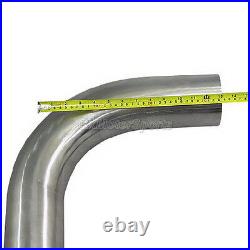 CXRacing 4 90 Degree Mandrel Bend Header Pipe Tubing Tube 304 Stainless Steel