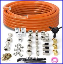 GASHER Compressed Air Piping System, Air Compressor Install kit, With 3/4 Inch