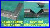 How To Make Square Tubing Miter Joint Welding Steel Tube Corner Joint