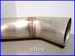 Intermediate Exhaust Pipe 4 OD x 24-3/4 Long 45 Degree Ends