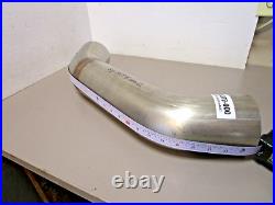 Intermediate Exhaust Pipe 4 OD x 24-3/4 Long 45 Degree Ends