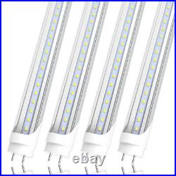 JESLED 4FT T8 LED Tube Light Bulbs 22W G13 4' LED Shop Light Bulbs 4000K6000K