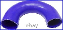Lot of 5 Blue 4 Ply 180 Degree Silicone Pipe Intercooler Hose Coupler 2.50 63mm
