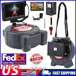 Portable 165ft Drain Sewer Pipe Inspection Camera with locator Self-leveling 9LCD