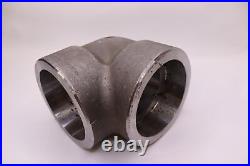Socket Weld Pipe Fitting Elbow Forged Carbon Steel 90 Degree 6000# 4 NPT
