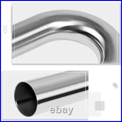 Stainless Steel 4XStraight& 45 90 Degree & U-Bend 16Pcs 2.5OD Exhaust Pipe Kit