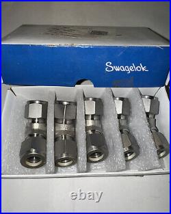 Swagelok Stainless Steel 45 Degree Elbow Fitting, 1/2 OD Tube, SS-810-95 5pcs