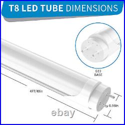 T8 4FT LED Tube Light Bulb 22W 28W 60W 50006500K 4FooT LED Shop Light G13 2-Pin
