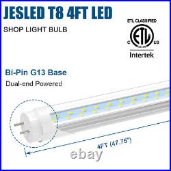 T8 4FT LED Tube Light Bulbs G13 Bi-Pin 28W 4 FT LED Shop Light Bulb 4 Foot 6500K