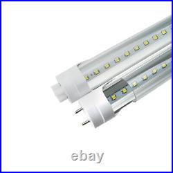 T8 4ft Fluorescent Light Bulb 48inch LED Replacement Tube Clear Milky No Ballast