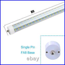 T8 8FT LED Shop Light Bulbs 45W 72W 120W Single Pin FA8 8 Foot LED Shop Lights