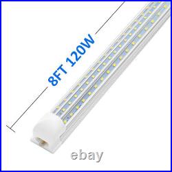 T8 8FT LED Tube Light Bulbs 2FT 4FT 6FT LED Shop Light Fixture 120W 5000K6500K