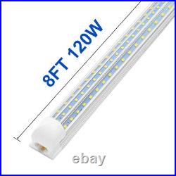 T8 LED Tube Light Bulbs 4FT 60W 8FT 120W 8 FT LED Shop Light Fixture 5000K6500K
