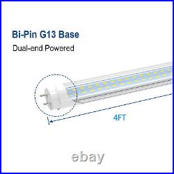 T8 LED Tube Lighting 4FT Fluorescent Light Bulbs 22W60W G13 Bi-Pin 5000K-6500K