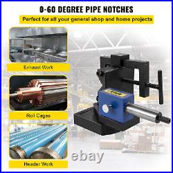 VEVOR Heavy Duty Tube Notcher 3/4 to 3 0-50 Degree pipe metal fabrication